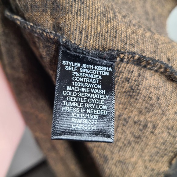 Anthropologie Sanctuary Black & Brown Check Draped Cardigan - Picture 12 of 12